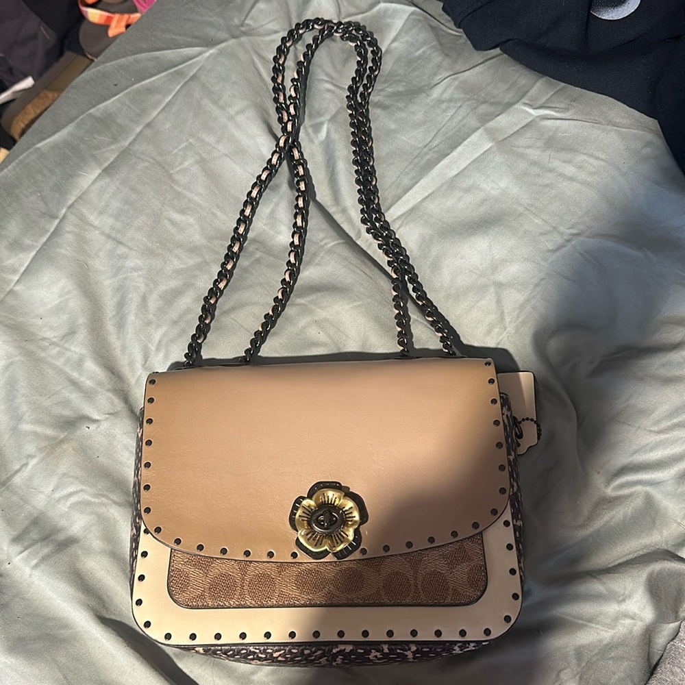 Coach crossbody Klare snake skin